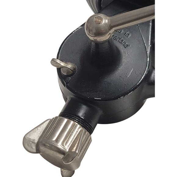 Vintage Recordette Switzerland Spinning Fishing Reel U.S. Patent No. 21 - Metal - Picture 8 of 14